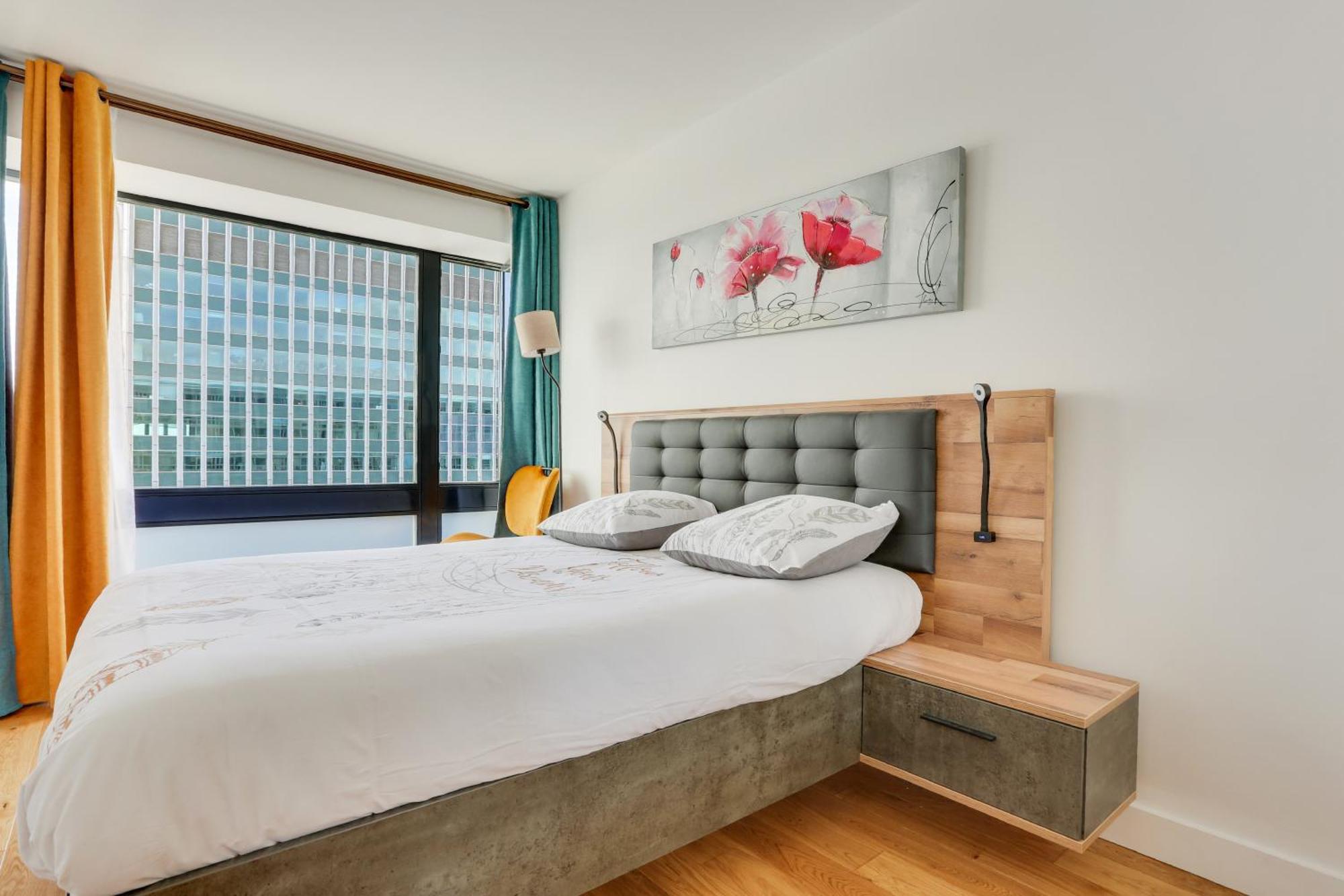 Paris Luxury Apartment 75M2 With Eiffel Tower View, 1 Min Metro, Parking Exterior photo