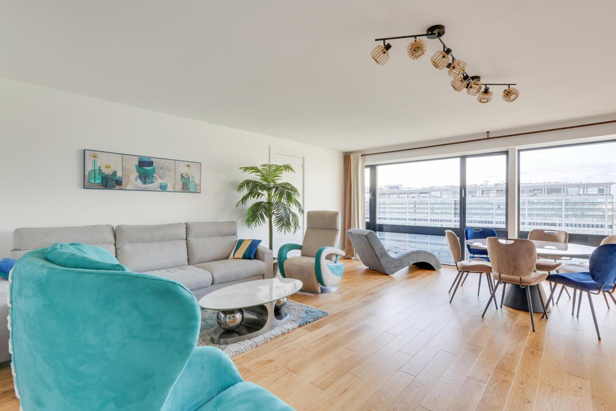 Paris Luxury Apartment 75M2 With Eiffel Tower View, 1 Min Metro, Parking Exterior photo